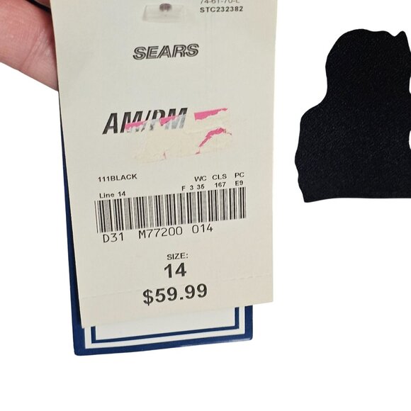 Helene Blake Blazer Jacket Women 14 Black Gold Elegant Office Business Workwear - Picture 6 of 12